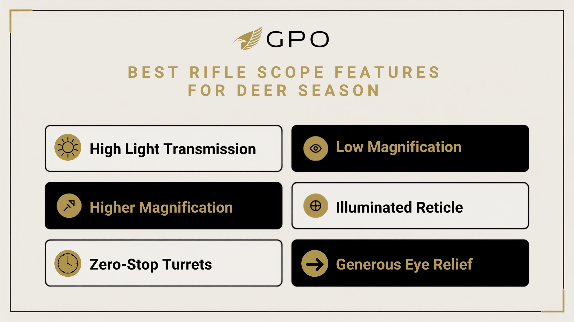 Best rifle scope features to use specifically for deer season 